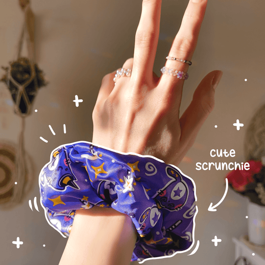 WIZARD CAT scrunchie