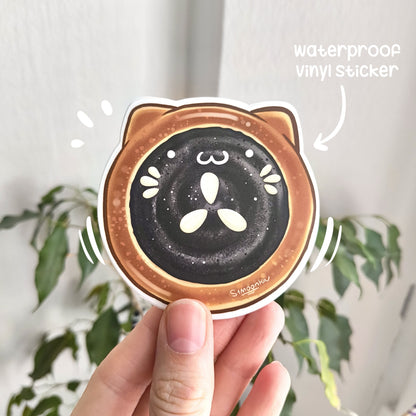 KOLÁČ CAT die-cut waterproof vinyl car sticker