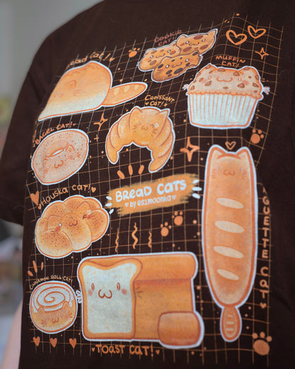 BREAD CATS Baumwoll-T-Shirt