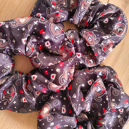 COFFEE CAT scrunchie
