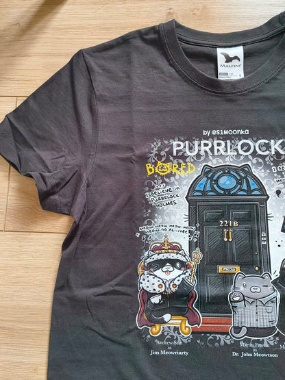 PURRRLOCK fandom cotton t-shirt